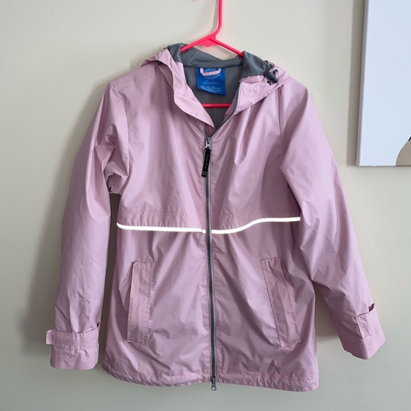 Charles River pink rain coat ☔️🌷 - Picture 3 of 5